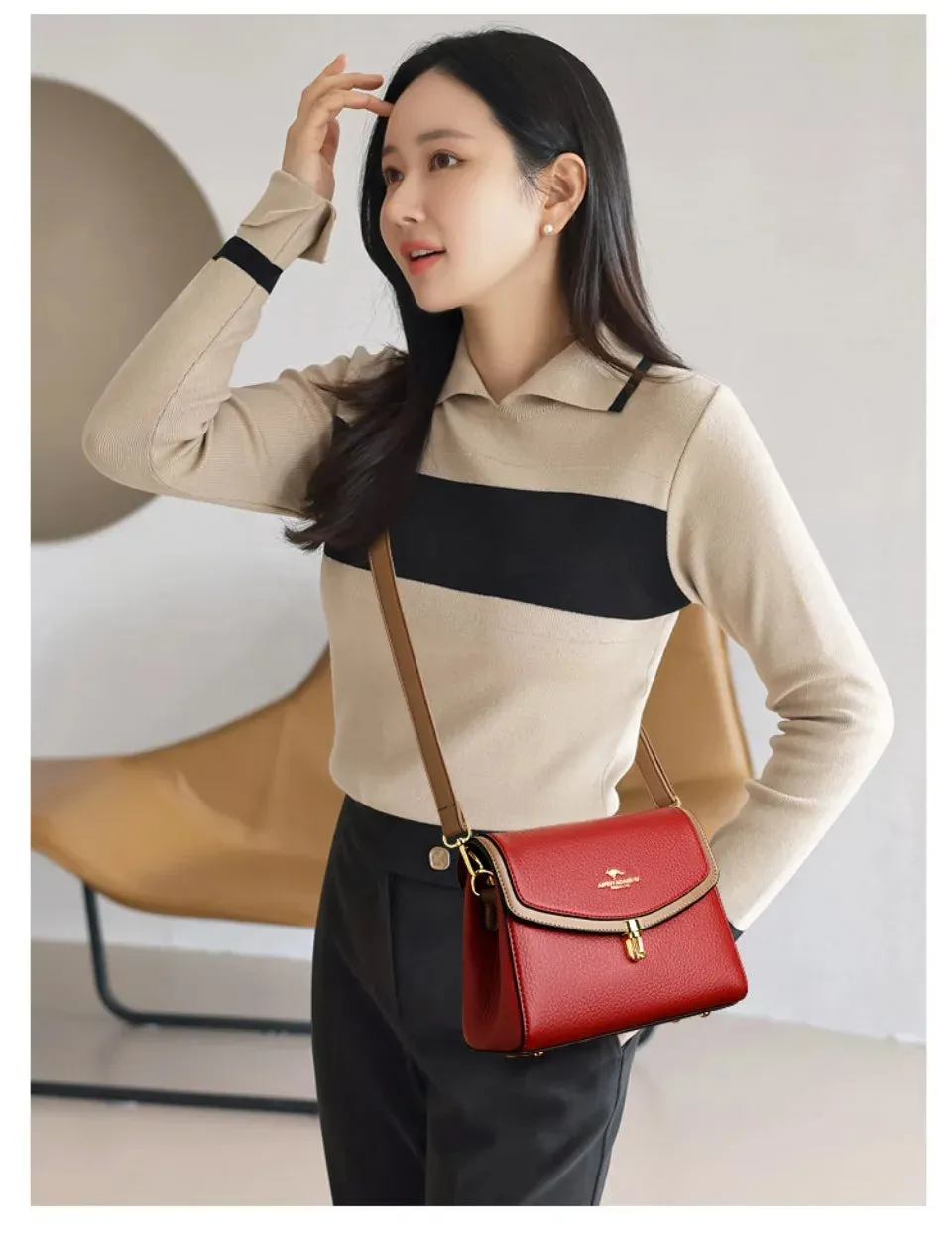 Luxury Leather Shoulder Bag