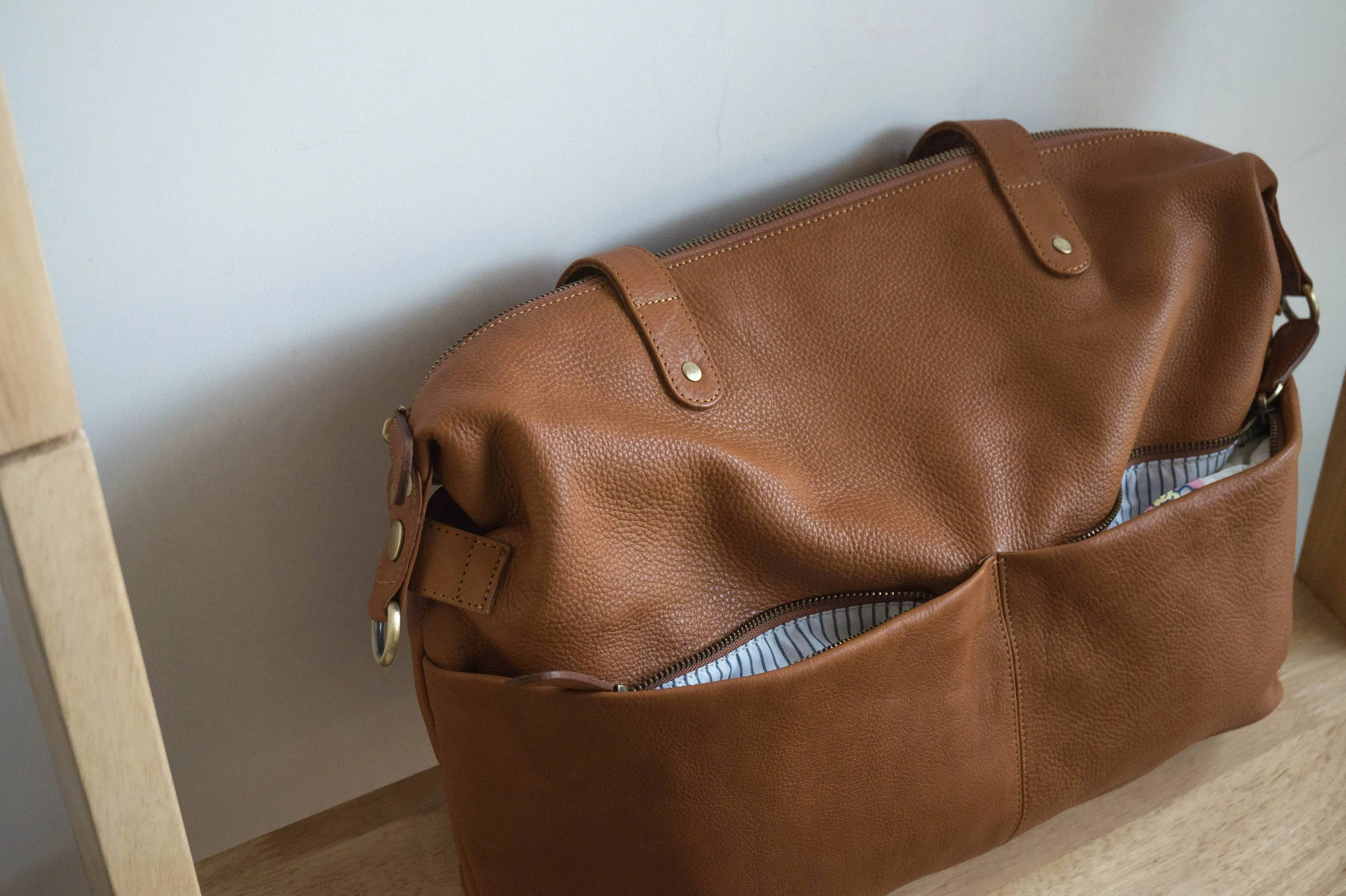 M8 Convertible 3-in-1 Backpack Purse in Tan Brown Soft Leather