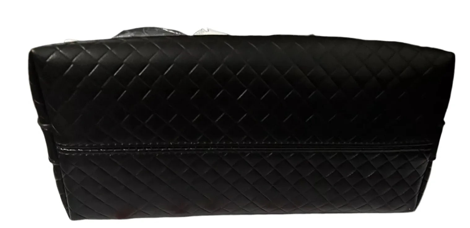 Madison Chain Crossbody Bag - Vegan black Leather
