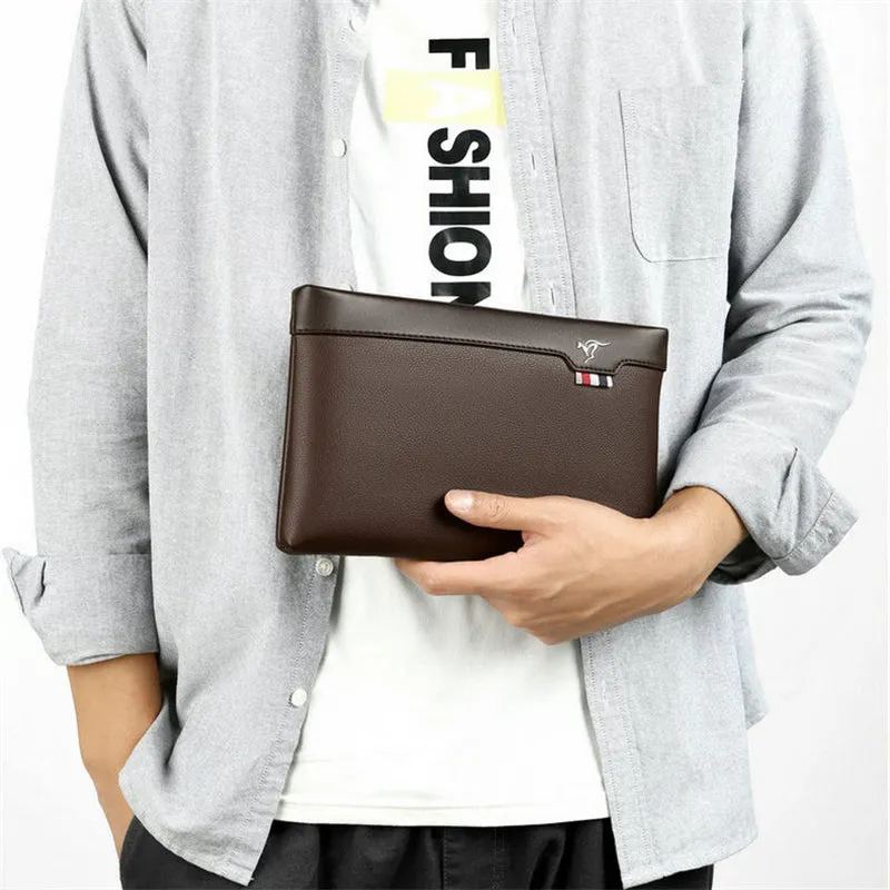 Male Simple Waterproof Small Zipper Handbags
