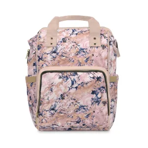 Marble Diaper Backpack - Multifunctional & Durable Nappy Bag with Elegant Marble Patterns, Perfect for Stylish Parents