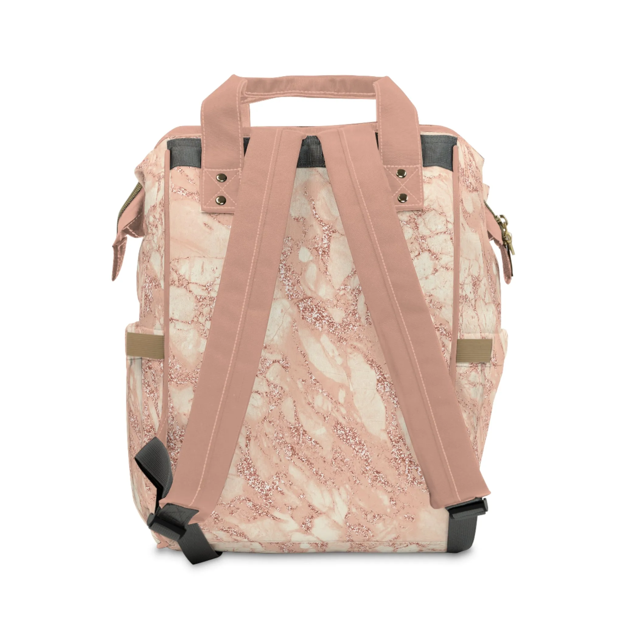 Marble Diaper Backpack - Multifunctional & Durable Nappy Bag with Elegant Marble Patterns, Perfect for Stylish Parents