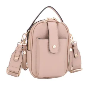 Marlen Top Handle Phone Crossbody Camel