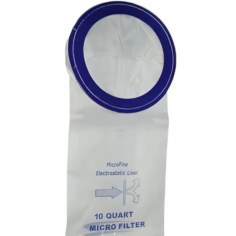 Mercury 10 Qt. Backpack Vacuum Replacement Bags - Pack of 10 10-0006