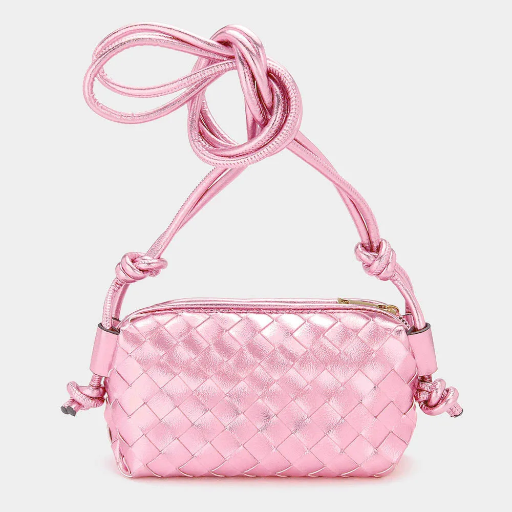 Metallic Weaved Crossbody Bag | Gifts | FSB105011