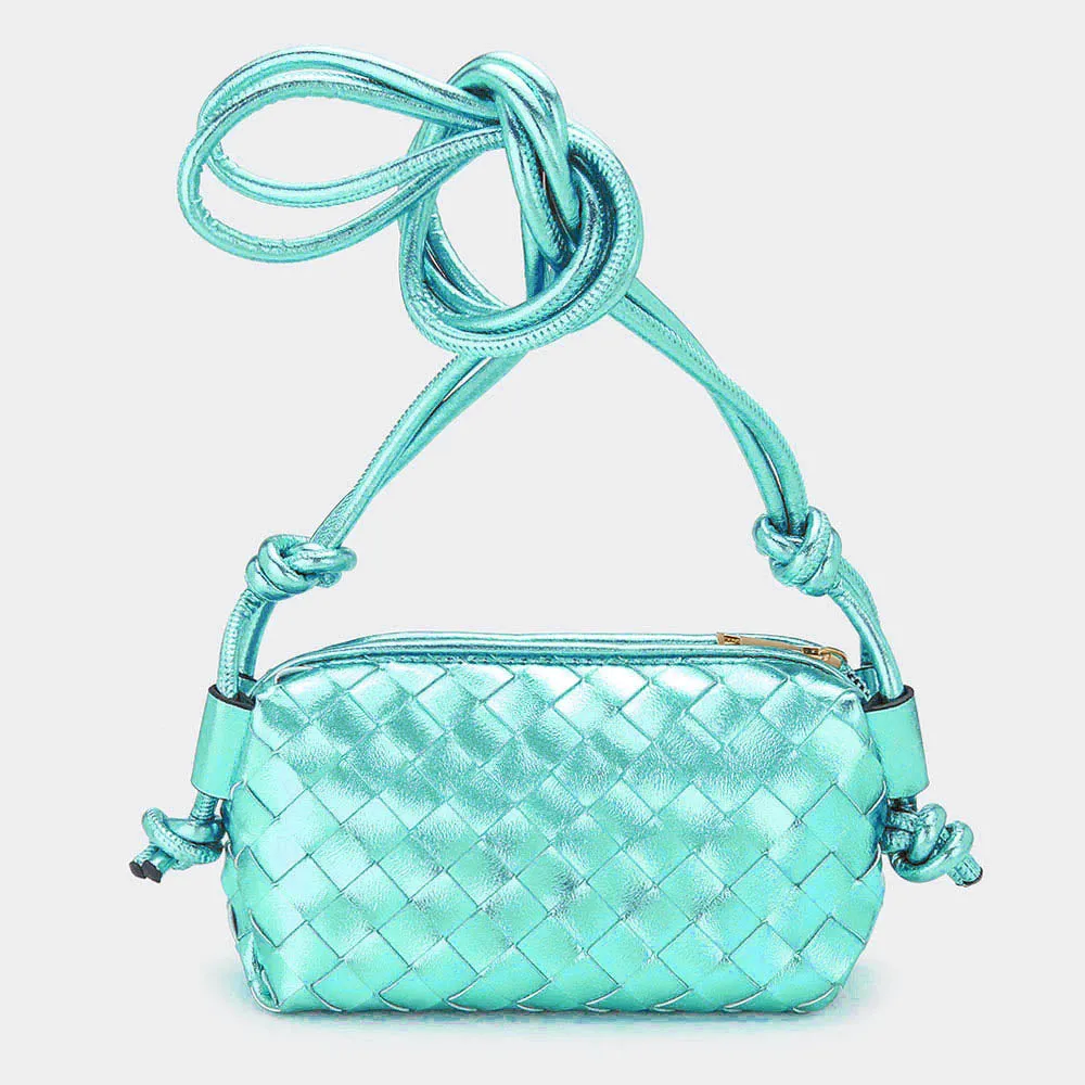 Metallic Weaved Crossbody Bag | Gifts | FSB105011