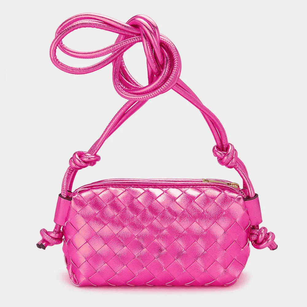 Metallic Weaved Crossbody Bag | Gifts | FSB105011