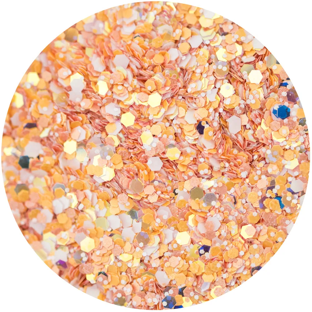 Mexican Sunrise Sparkelicious Glitter 1/2oz Jar