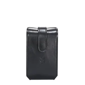 MÜHLE Black Leather Travel Razor & Shaving Brush Case