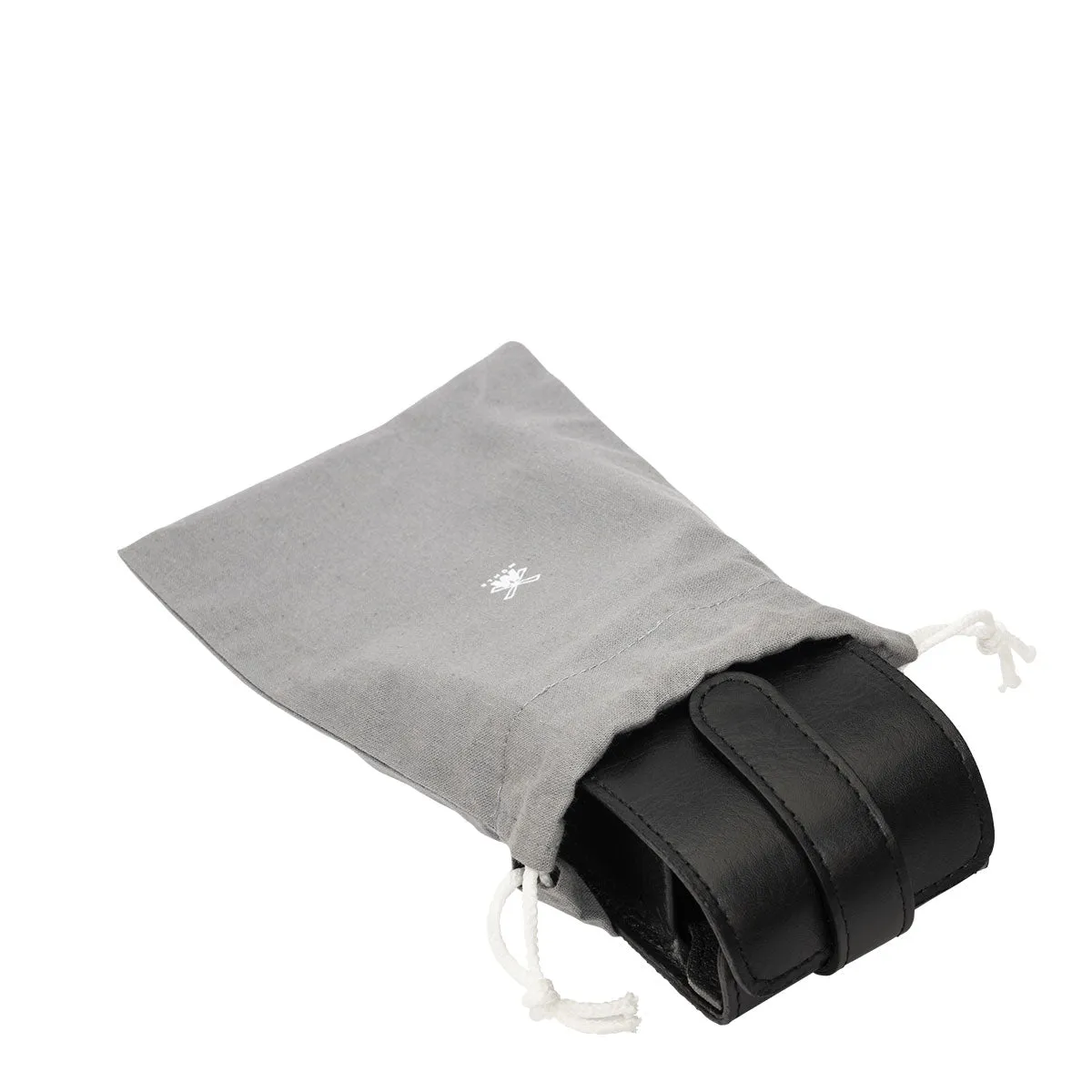 MÜHLE Black Leather Travel Razor & Shaving Brush Case
