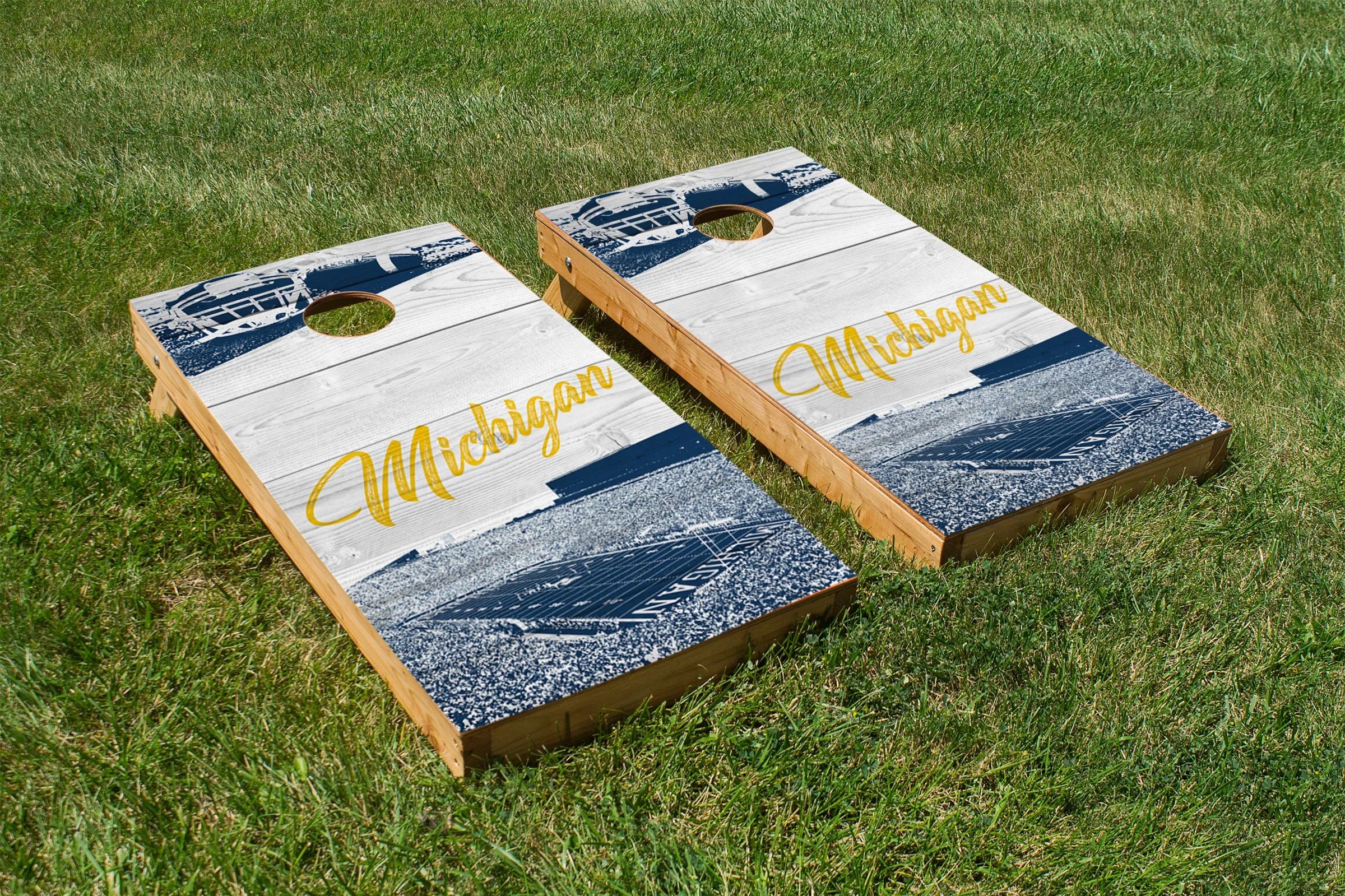 Michigan Wolverines Stadium Skyline