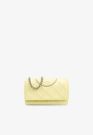 Mini Fleming Soft Leather Clutch Bag