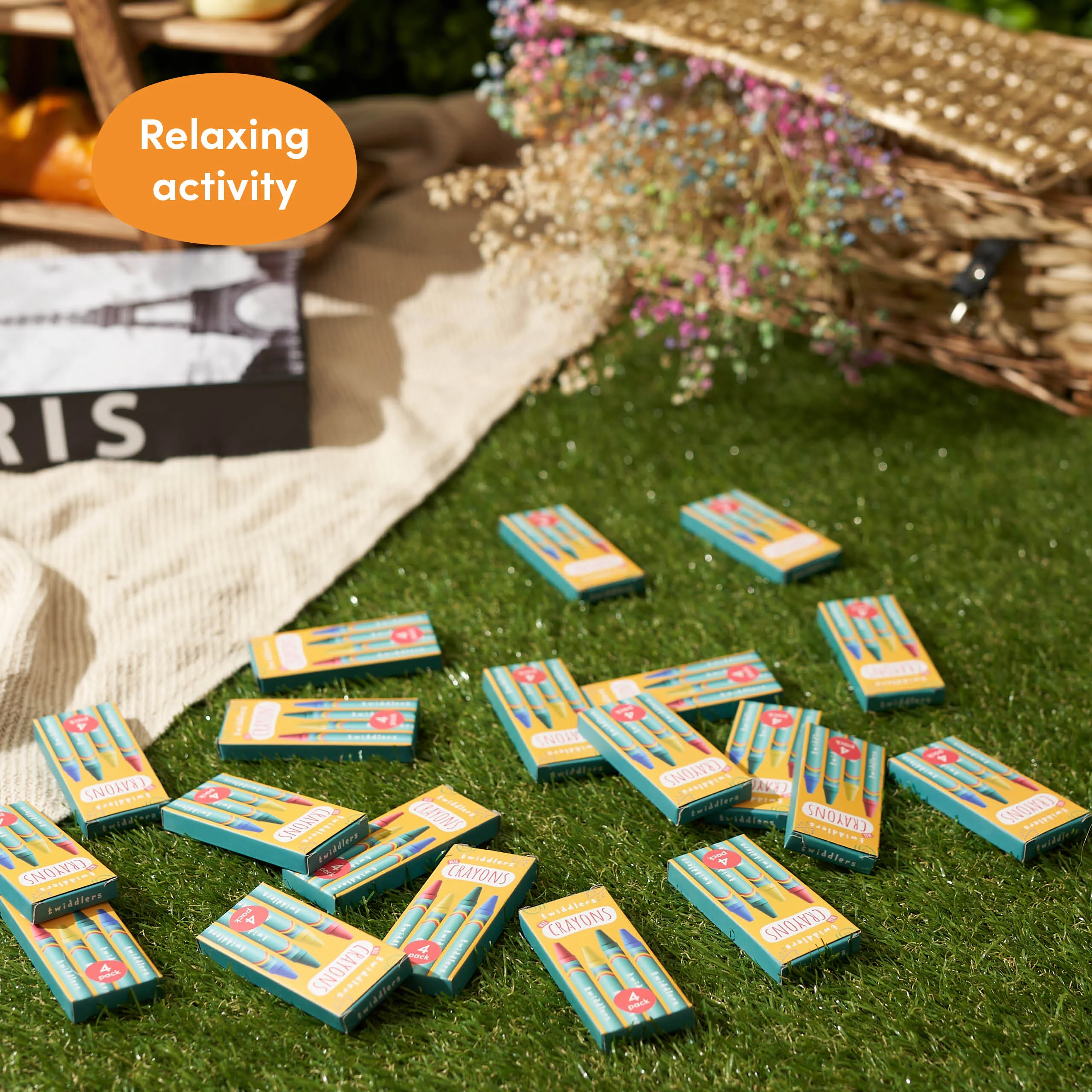 Mini Wax Colouring Crayons (Packs of 4)
