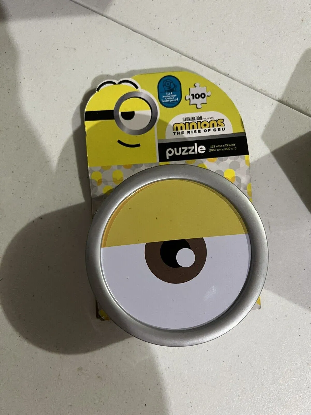 Minions - 100 Piece Jigsaw Puzzle - comes with Travel Tin Toy Game Family Fun