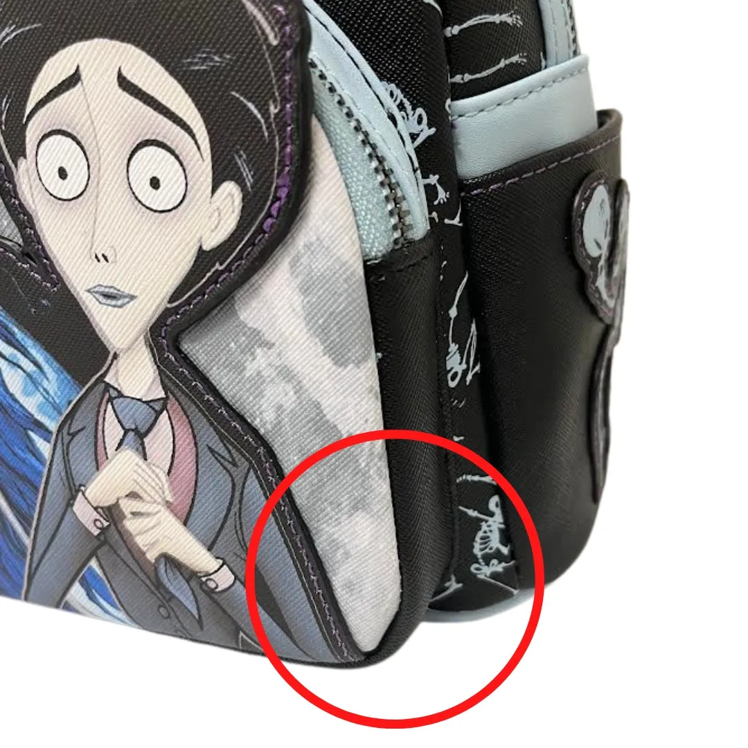 Modern Pinup Loungefly Exclusive Corpse Bride Mini Backpack DEFECTIVES