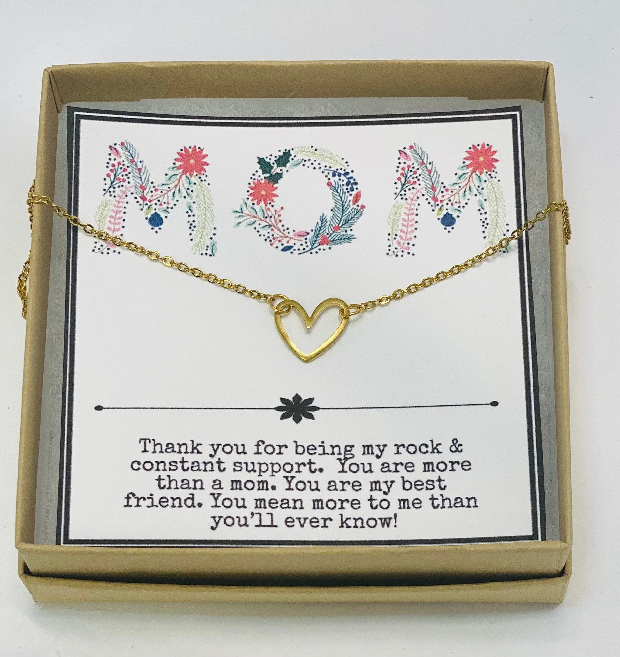 Mother&#39;s Day SALE, Mother&#39;s Day special gift, Mother&#39;s Day gift from daughter or son, Gifts for mom, Mom necklace, Mother&#39;s Day card