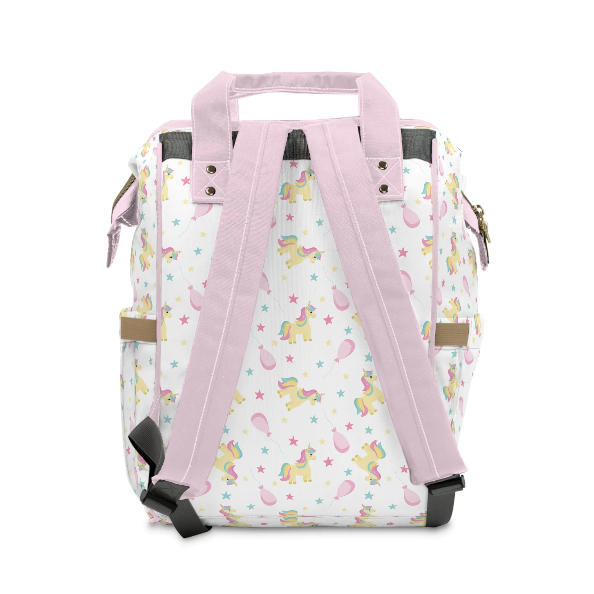 Multifunctional Unicorn Diaper Backpack - Magical Storage Solution for Busy Parents