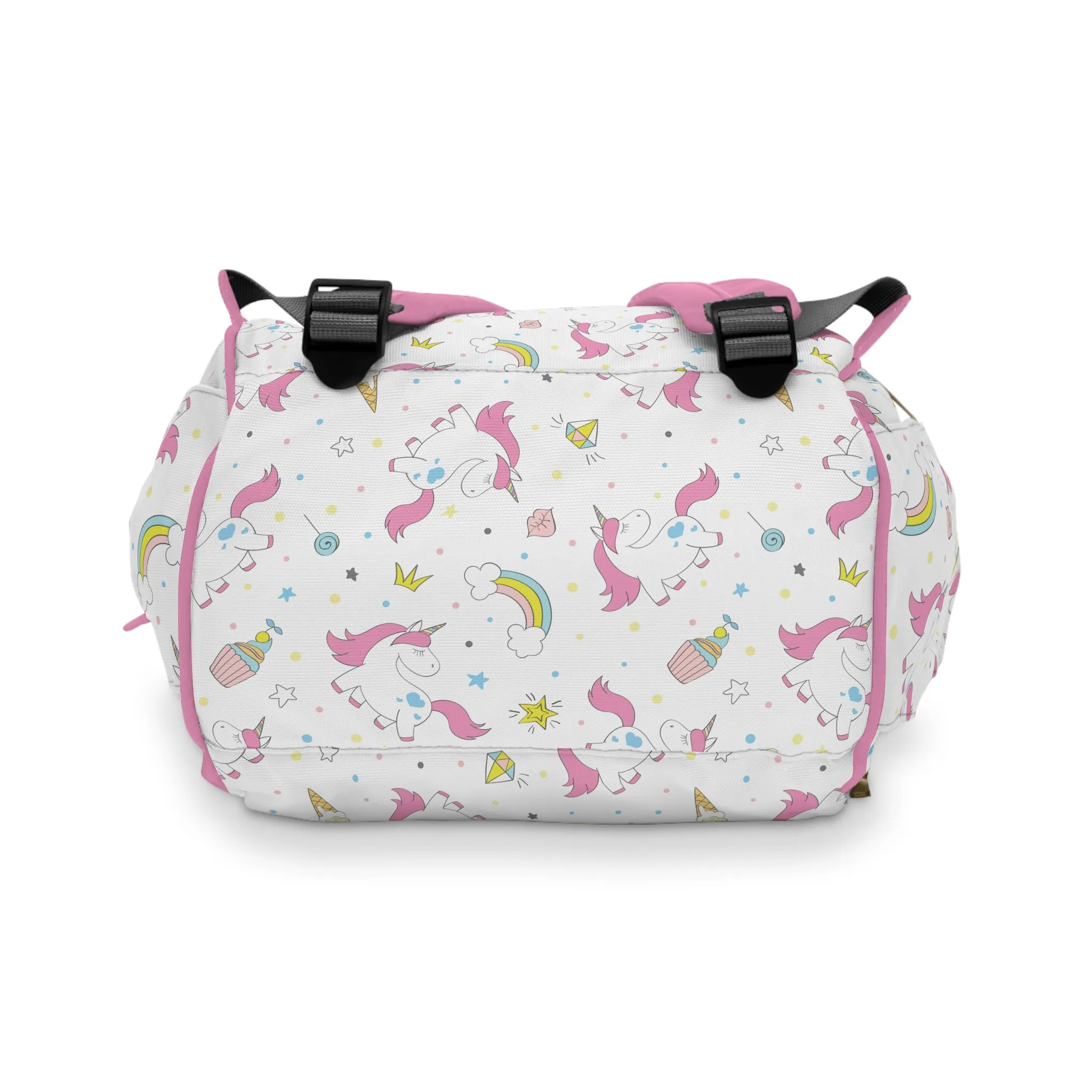 Multifunctional Unicorn Diaper Backpack - Magical Storage Solution for Busy Parents