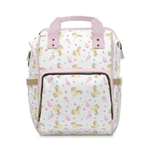 Multifunctional Unicorn Diaper Backpack - Magical Storage Solution for Busy Parents