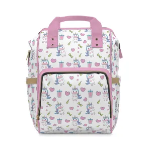 Multifunctional Unicorn Diaper Backpack - Magical Storage Solution for Busy Parents