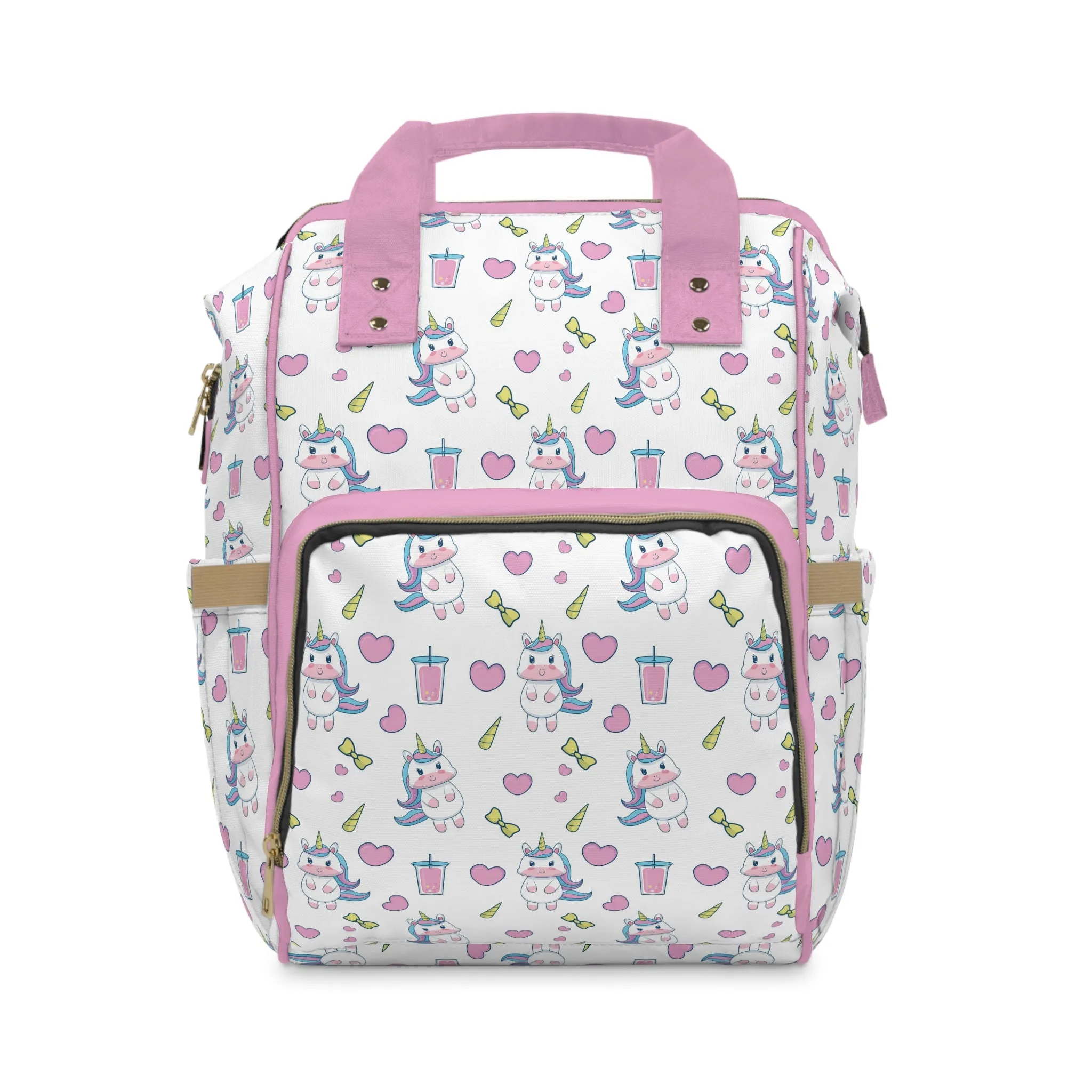 Multifunctional Unicorn Diaper Backpack - Magical Storage Solution for Busy Parents