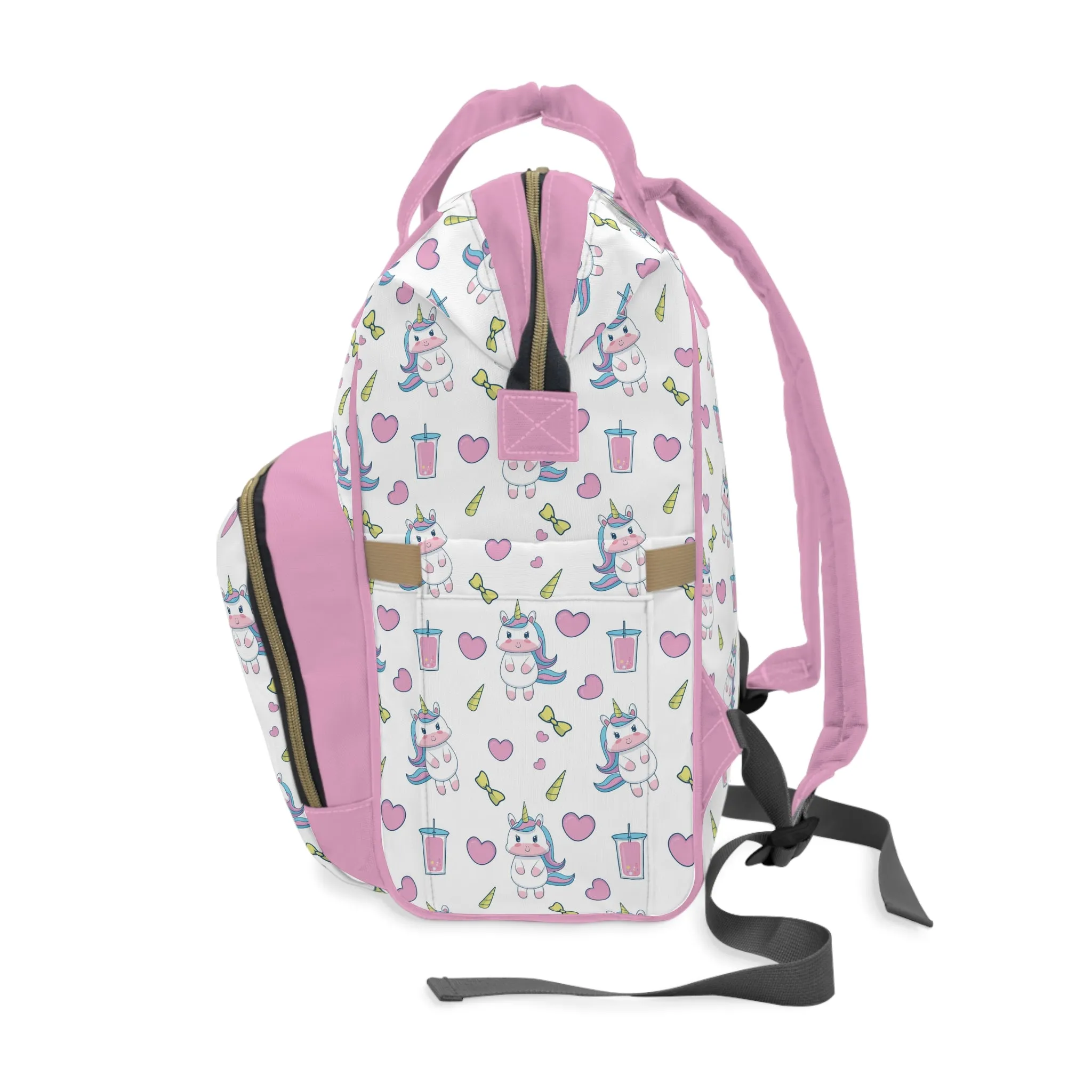 Multifunctional Unicorn Diaper Backpack - Magical Storage Solution for Busy Parents