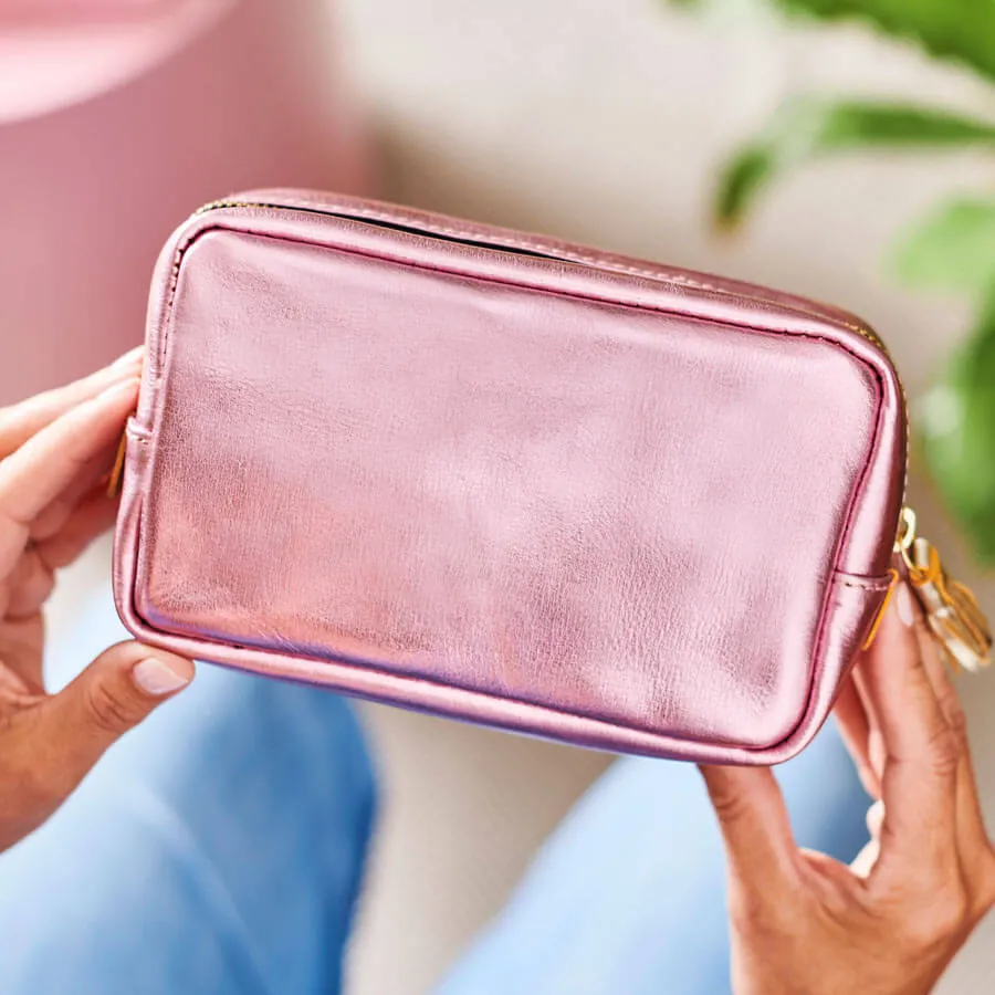 Mum Leather Tassel Make-Up Bag