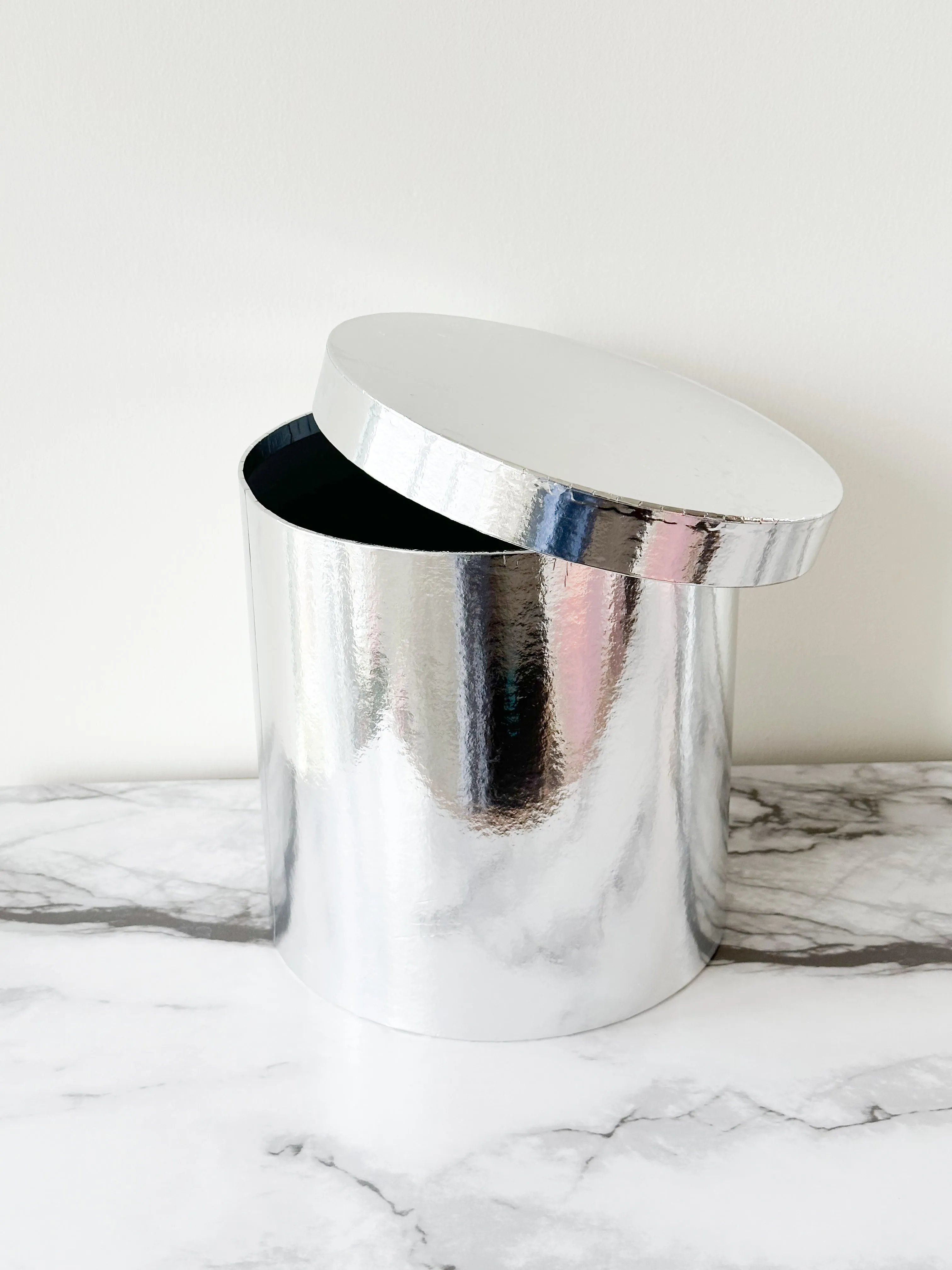 Neon Silver Flower Box