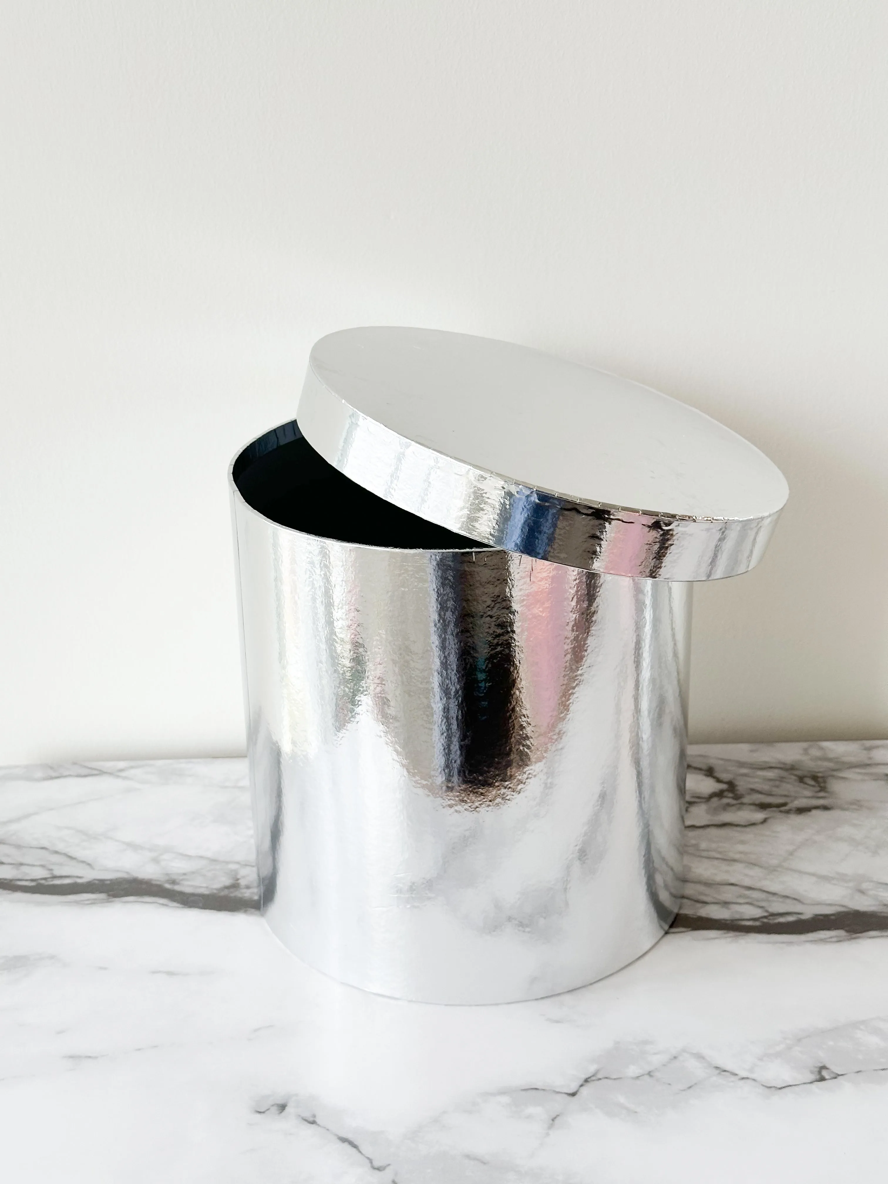 Neon Silver Flower Box