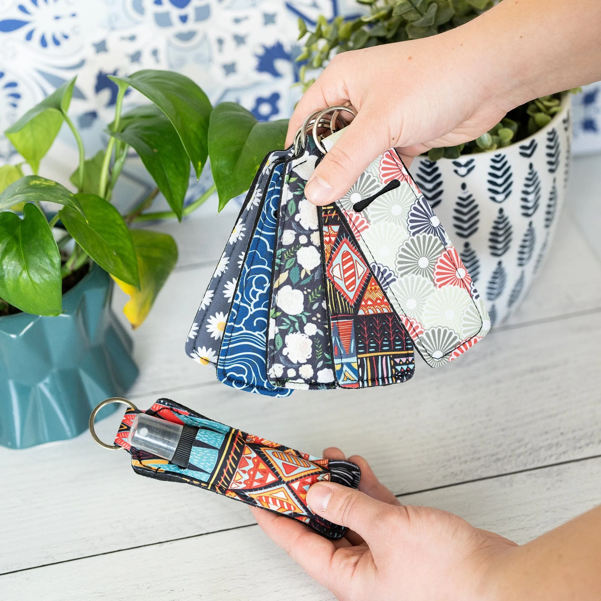 Neoprene Keychain for On Guard Sanitizing Mist
