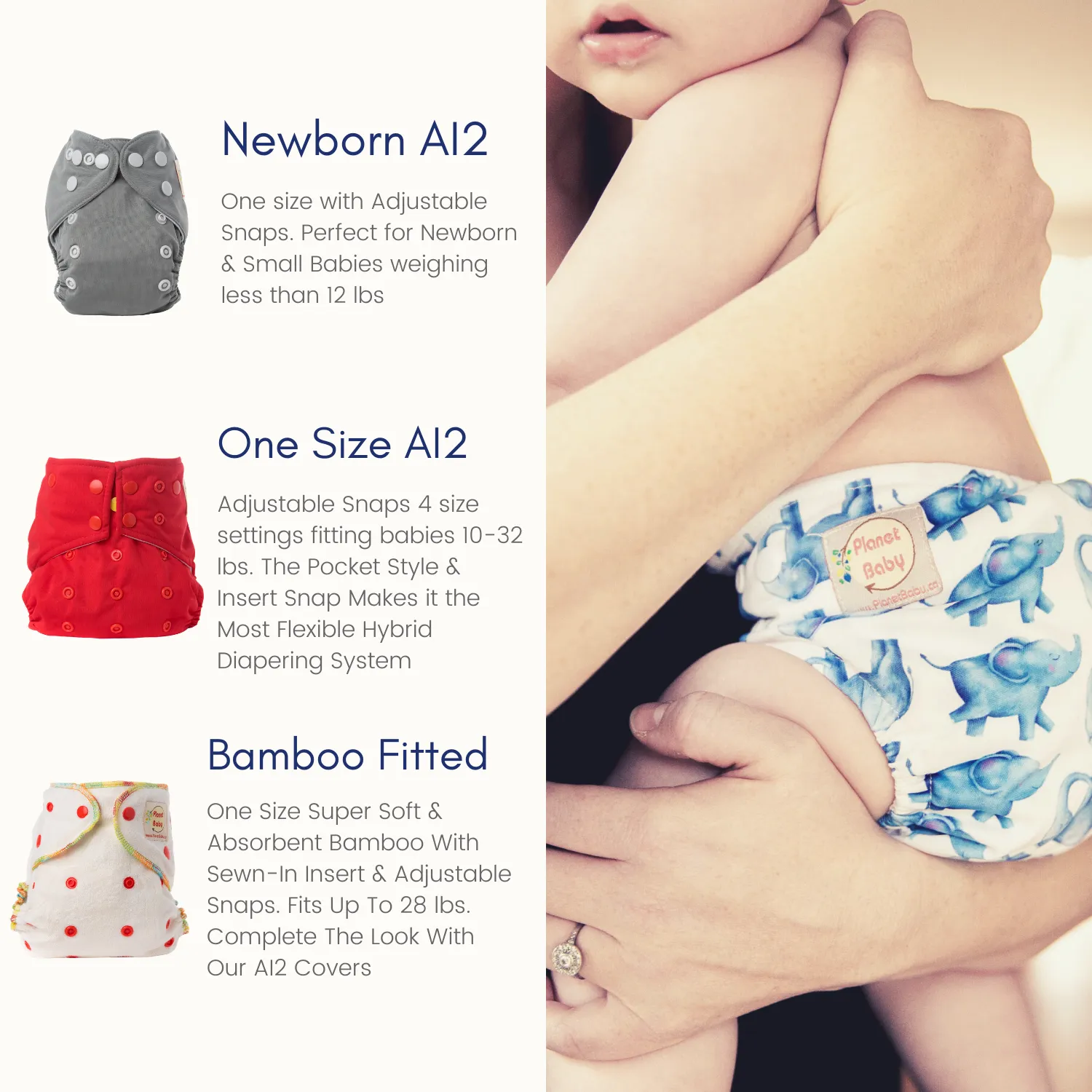 Newborn AI2 Cloth Diaper Starter Packages