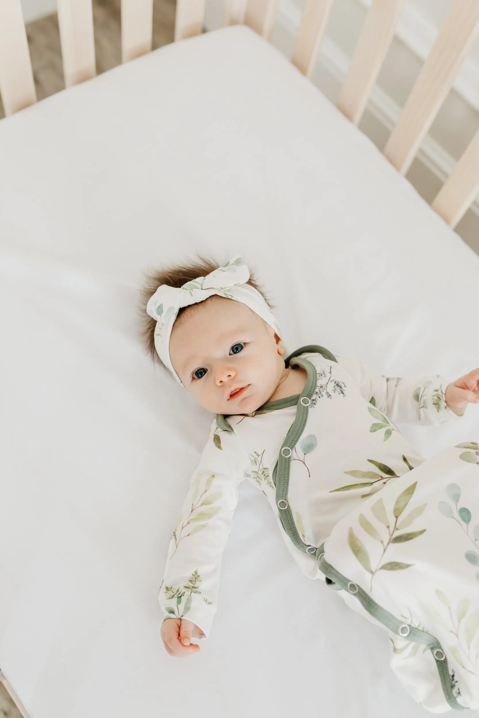 Newborn Knotted Gown - Haven
