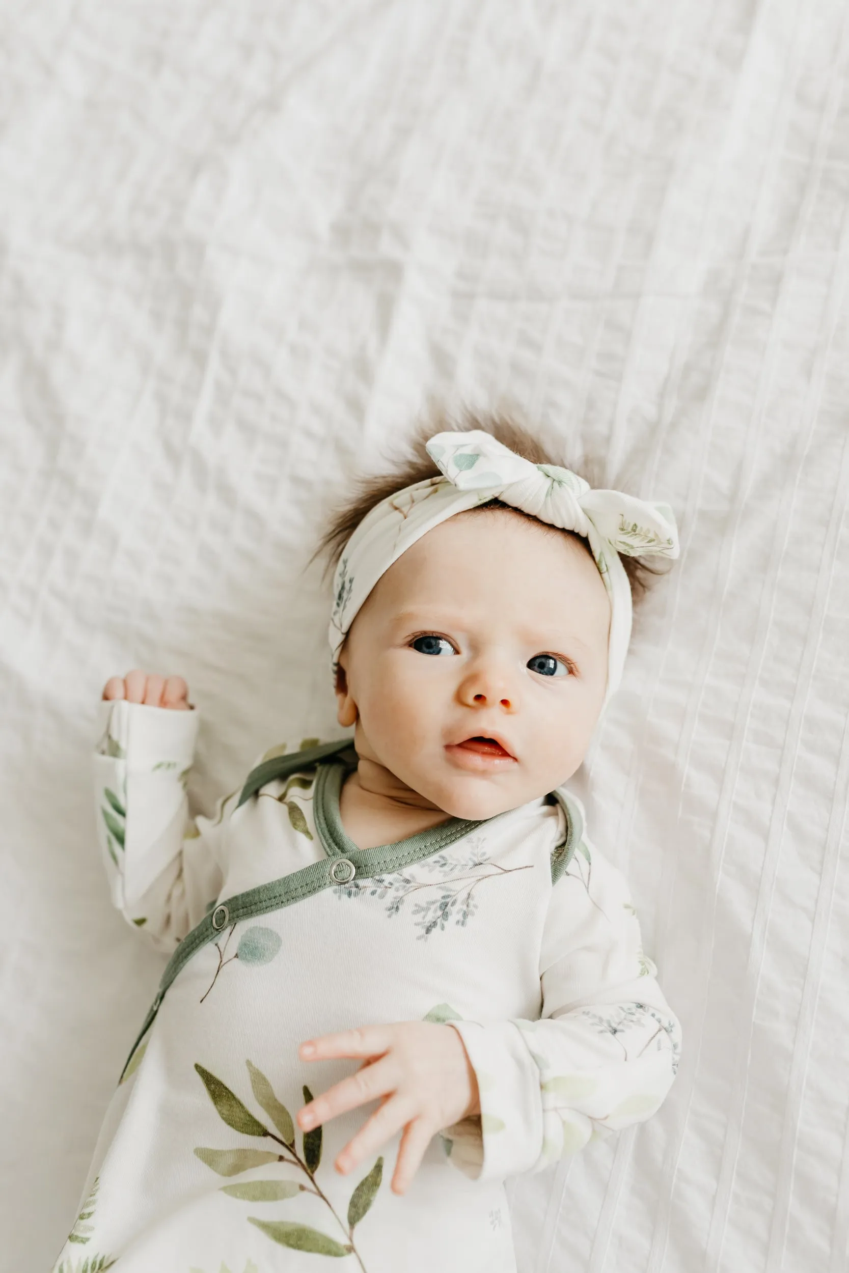 Newborn Knotted Gown - Haven