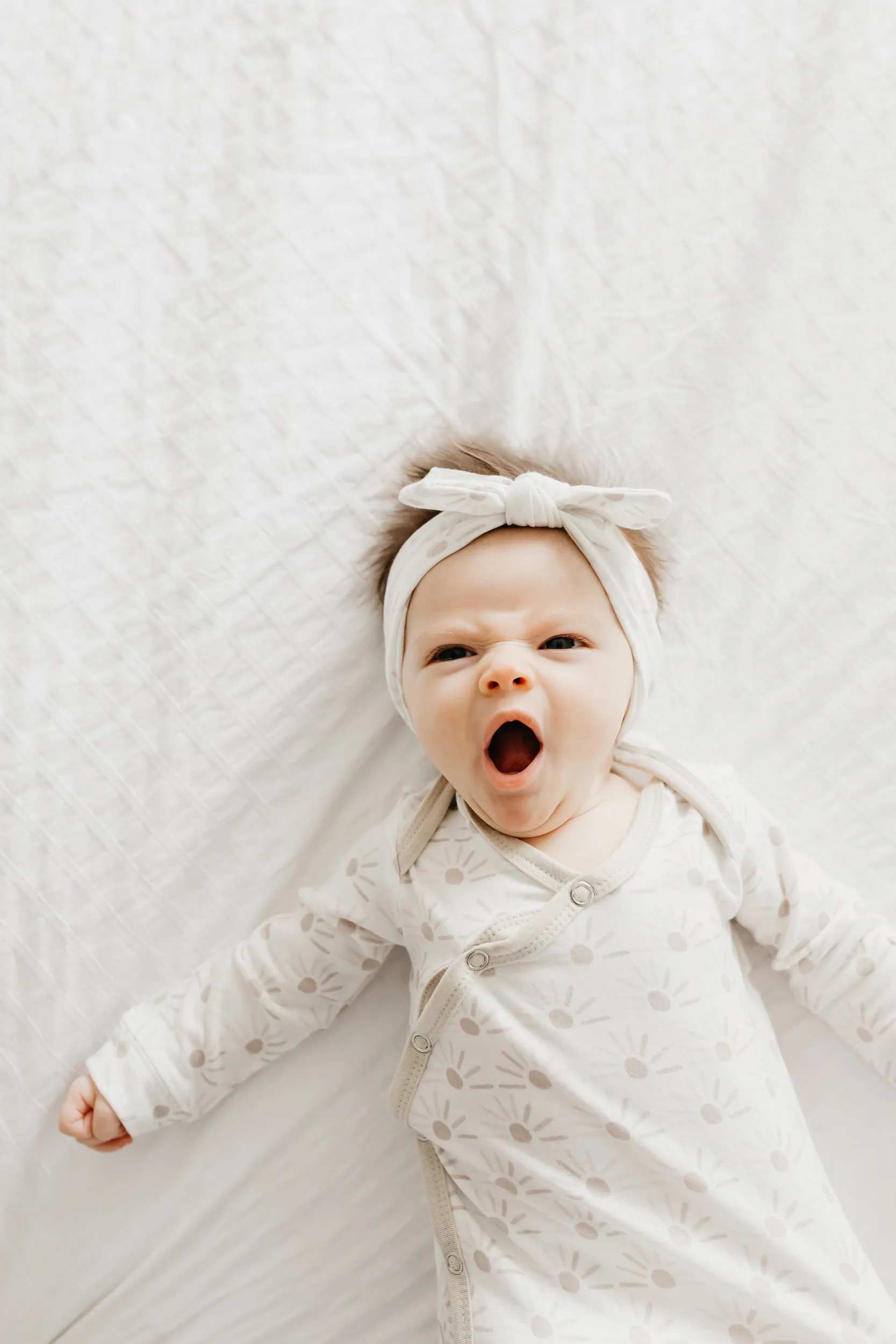 Newborn Knotted Gown - Shine