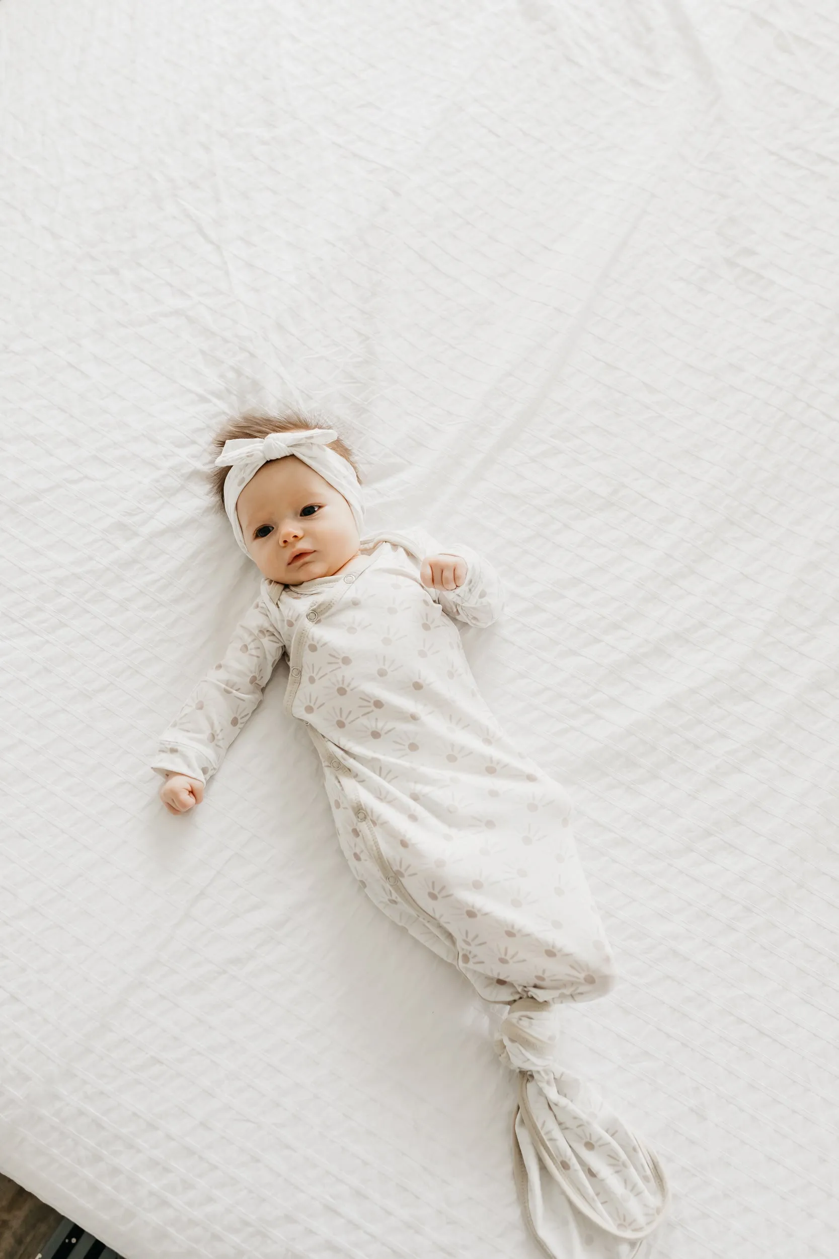 Newborn Knotted Gown - Shine