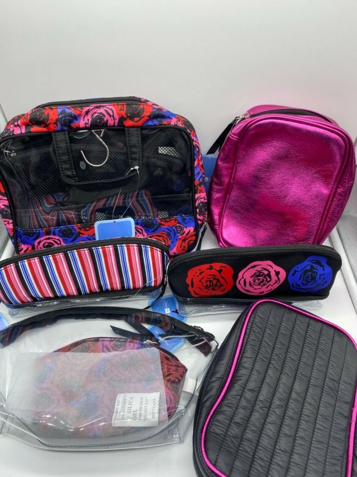 Nine To Nine Makeup Cosmetic Organizer Travel Pouch Zipper Bag YOU CHOOSE