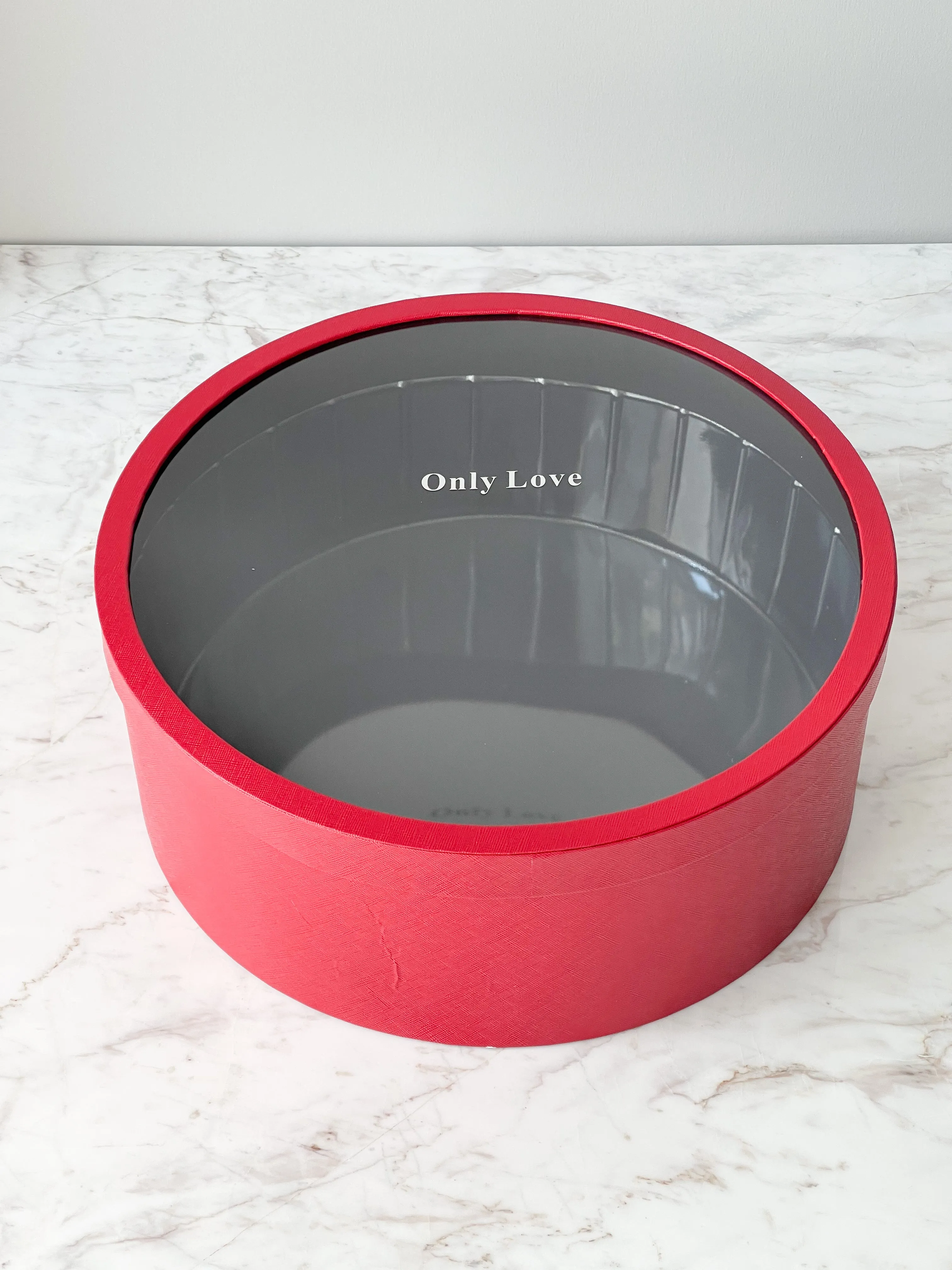 Only Love heart shape Flower Boxes in different size and color