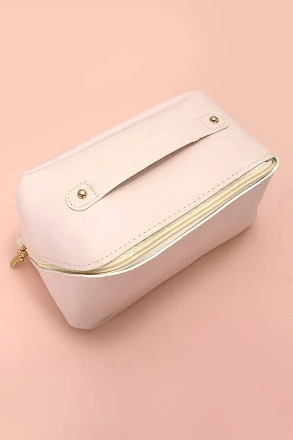 Open Flat Cosmetic Bag