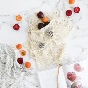 Organic Cotton Produce Bags - LM