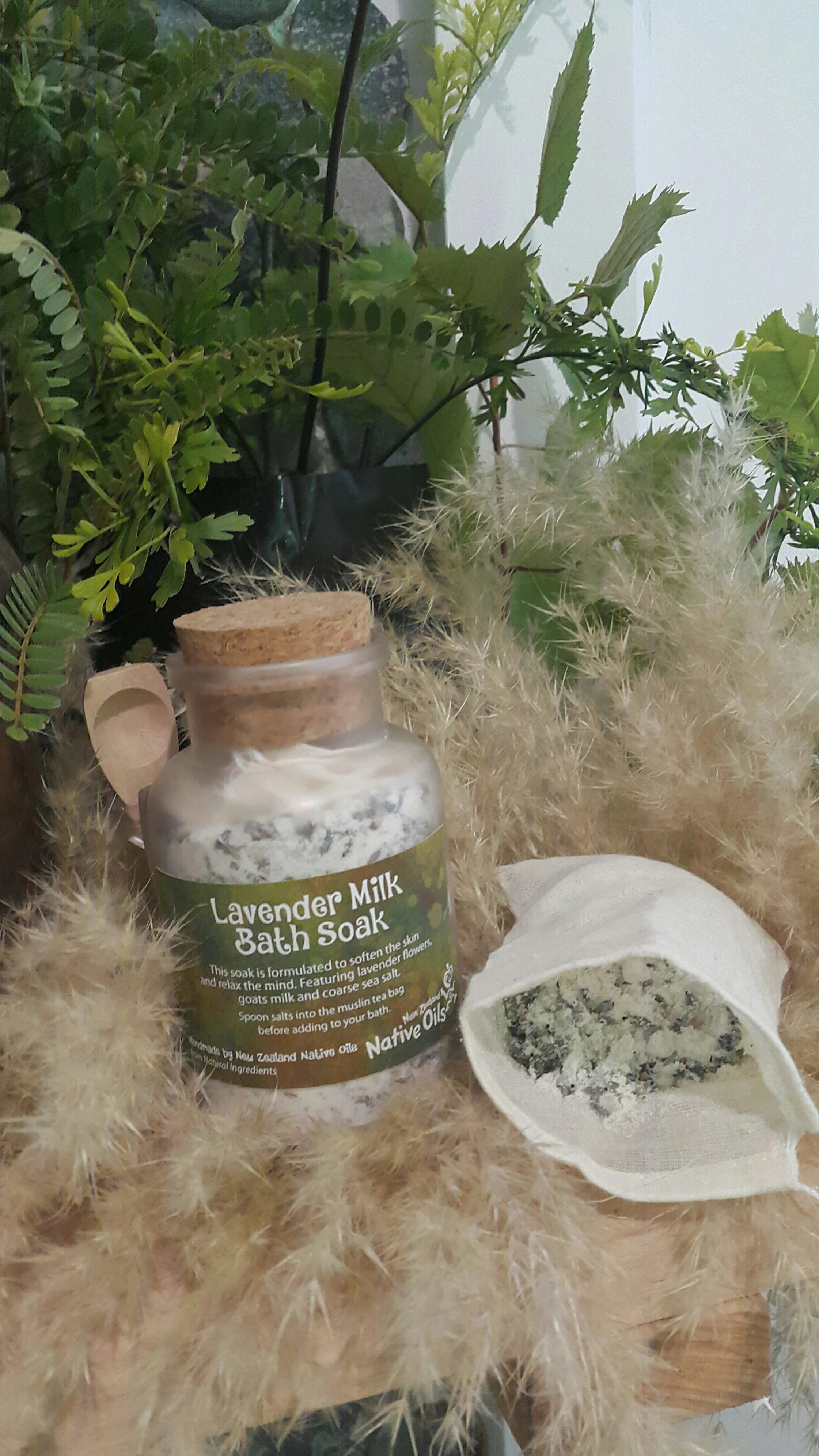 Organic Lavender Milk Bath Soak 200g