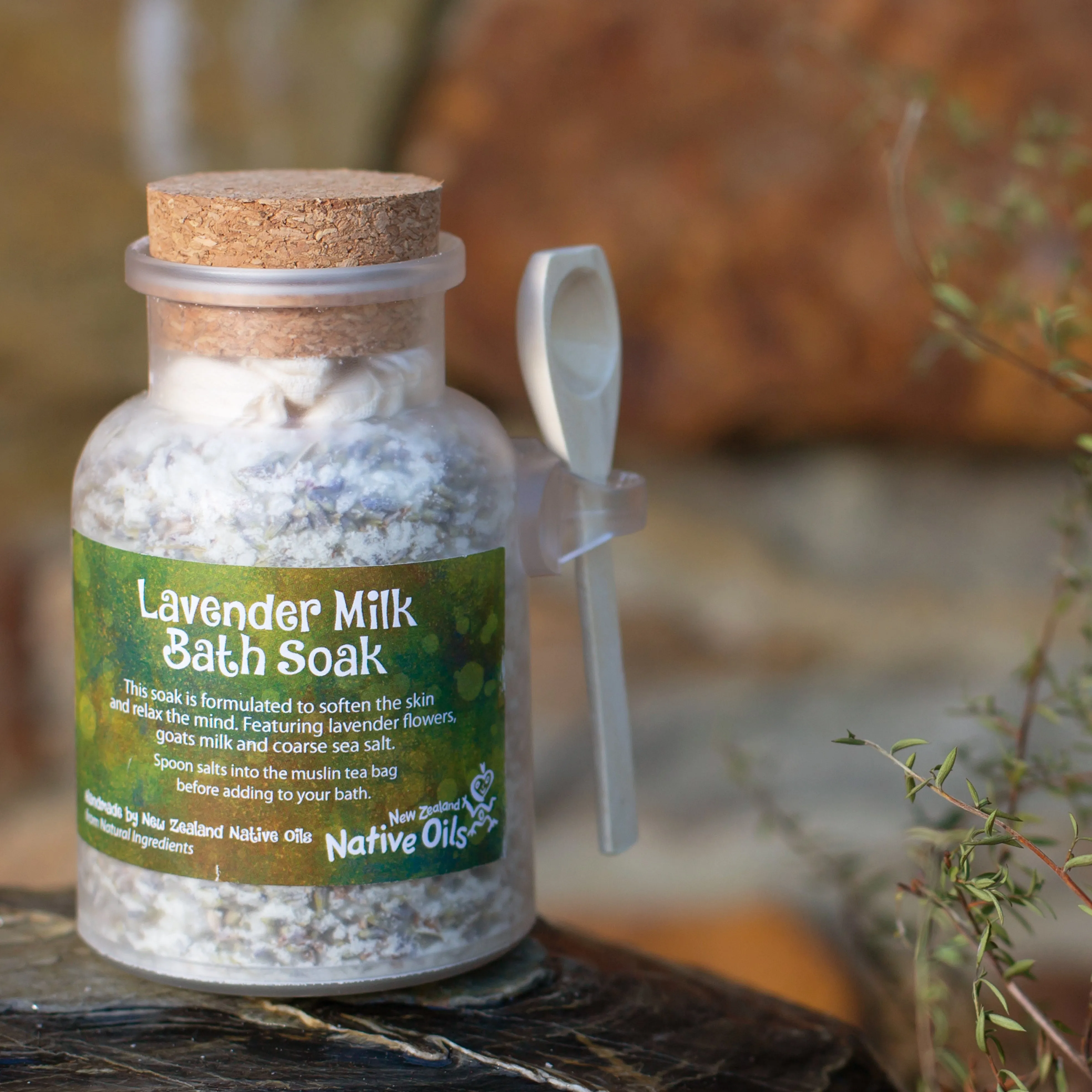 Organic Lavender Milk Bath Soak 200g