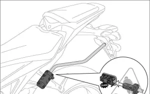 PANNIER MOUNTS SW MOTECH BMW R1200R