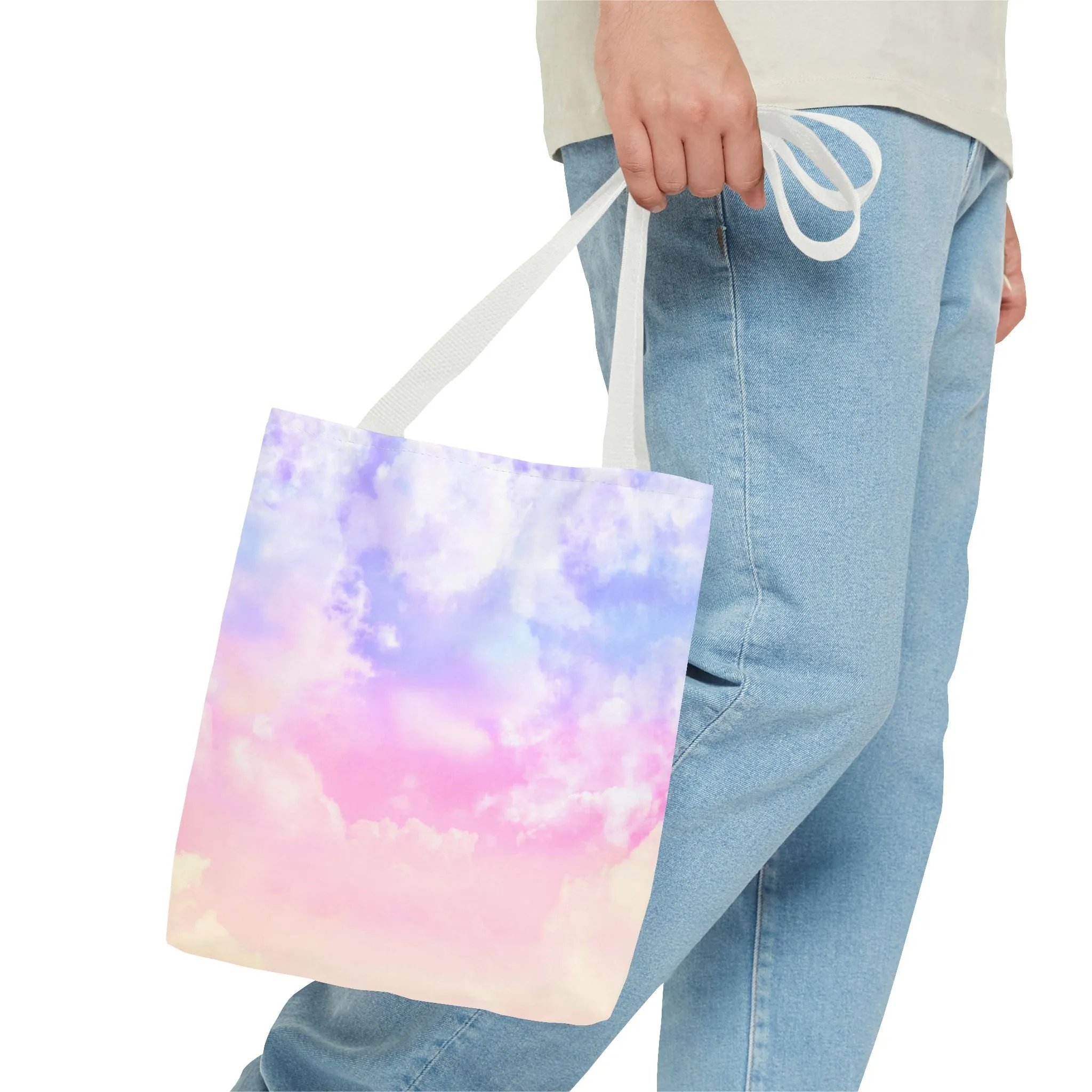 Pastel Clouds 13" x 13" Tote Bag