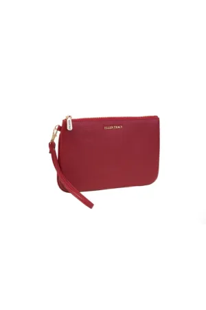 Pebble leather Wristlet