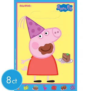 Peppa pig Birthday party loot bags
