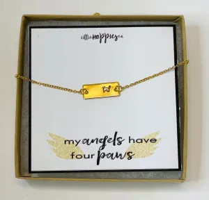 Pet Sympathy/Grief Necklace - dog necklace, cat necklace, loss of pet gift, loss of dog, loss of cat, dog jewelry, gift for pet lover, dog