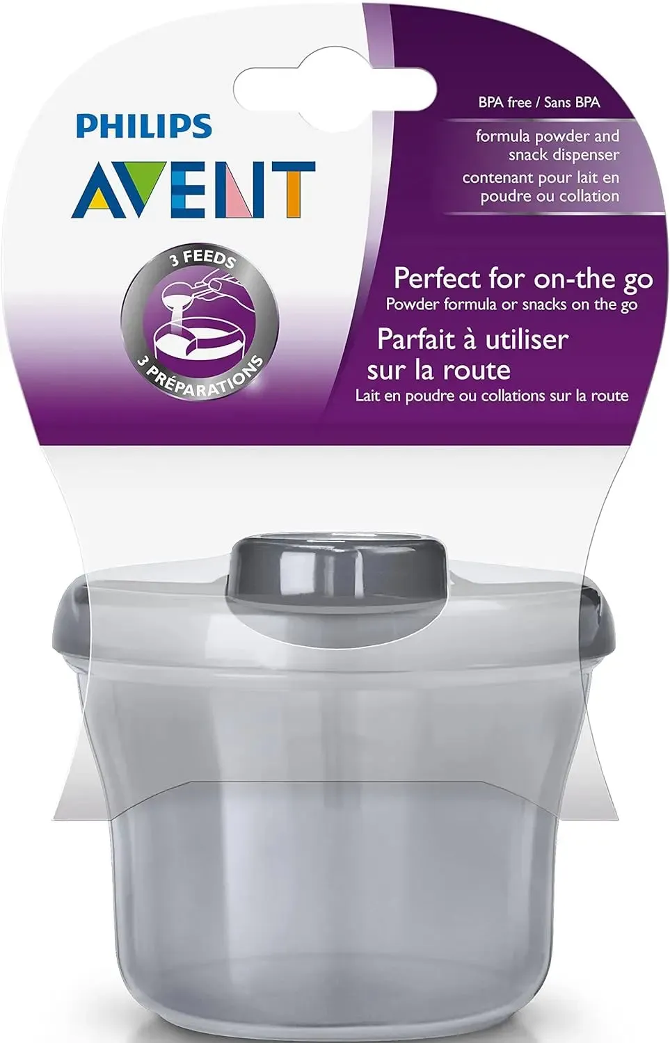 Philips AVENT Powder Formula Dispenser and Snack Cup For Unisex Baby