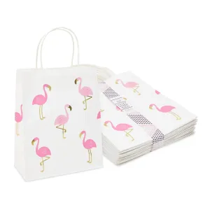 Pink Flamingo Birthday Party Gift Bags Tropical Decorations (24
