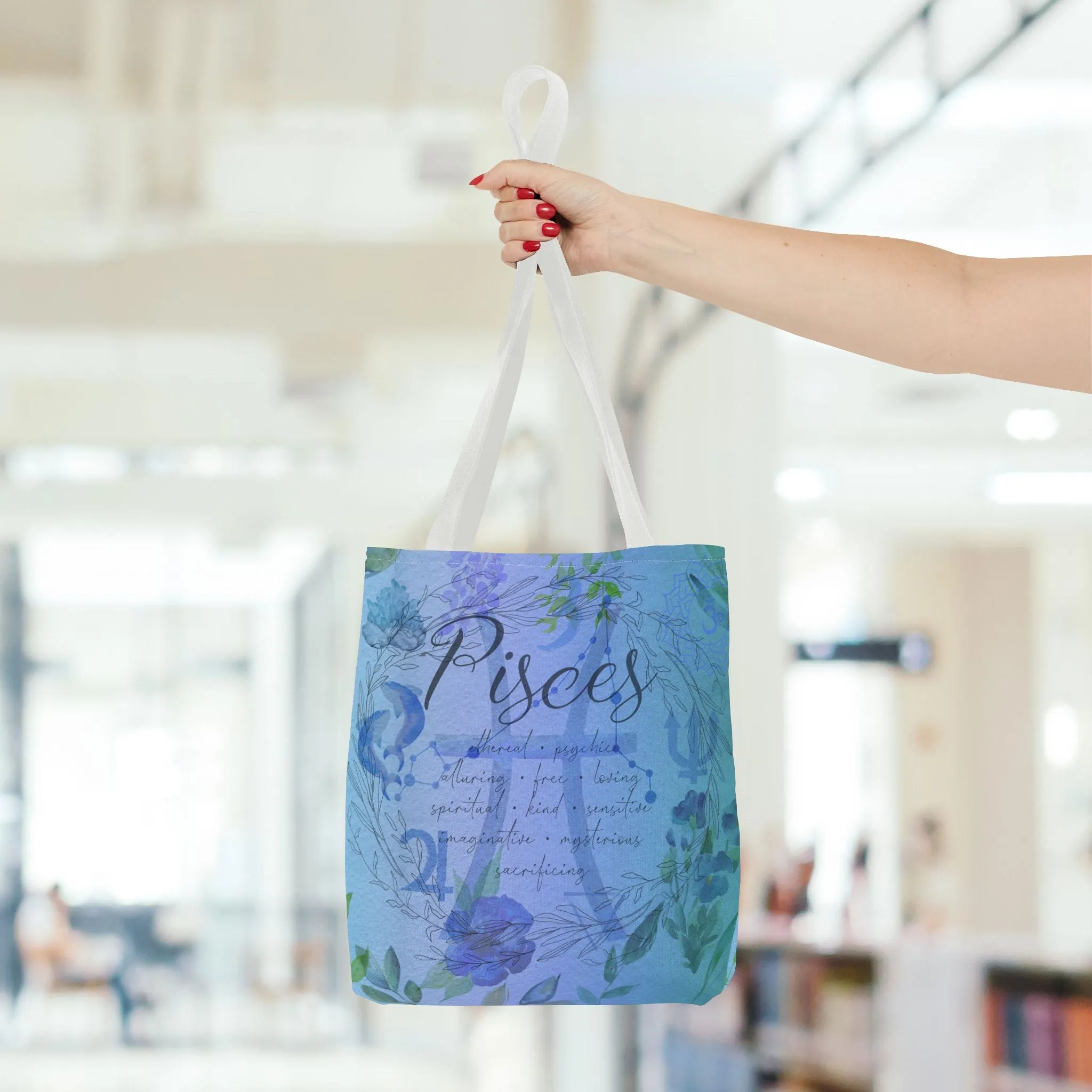Pisces Tote Bag (AOP)