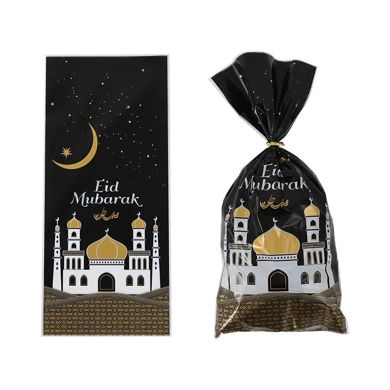 Plastic OPP Candy Cookie Bags, Ramadan Kareem Decorations, Islamic Muslim Party Supplies, Eid Al-Fitr, Ramadan Kareem Holiday Accessories, Birthday Party Supplies, Room Decor